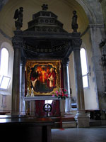 Pintura de Tintoretto en la Catedral de San Marcos